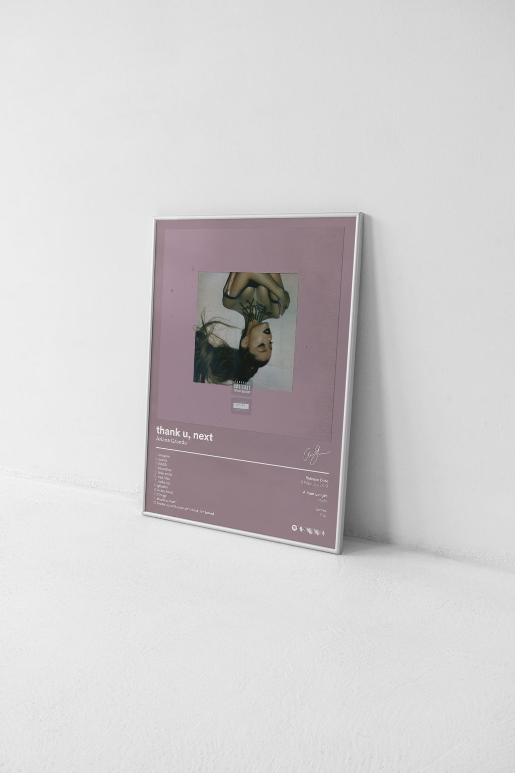 Album Poster - thank u, next