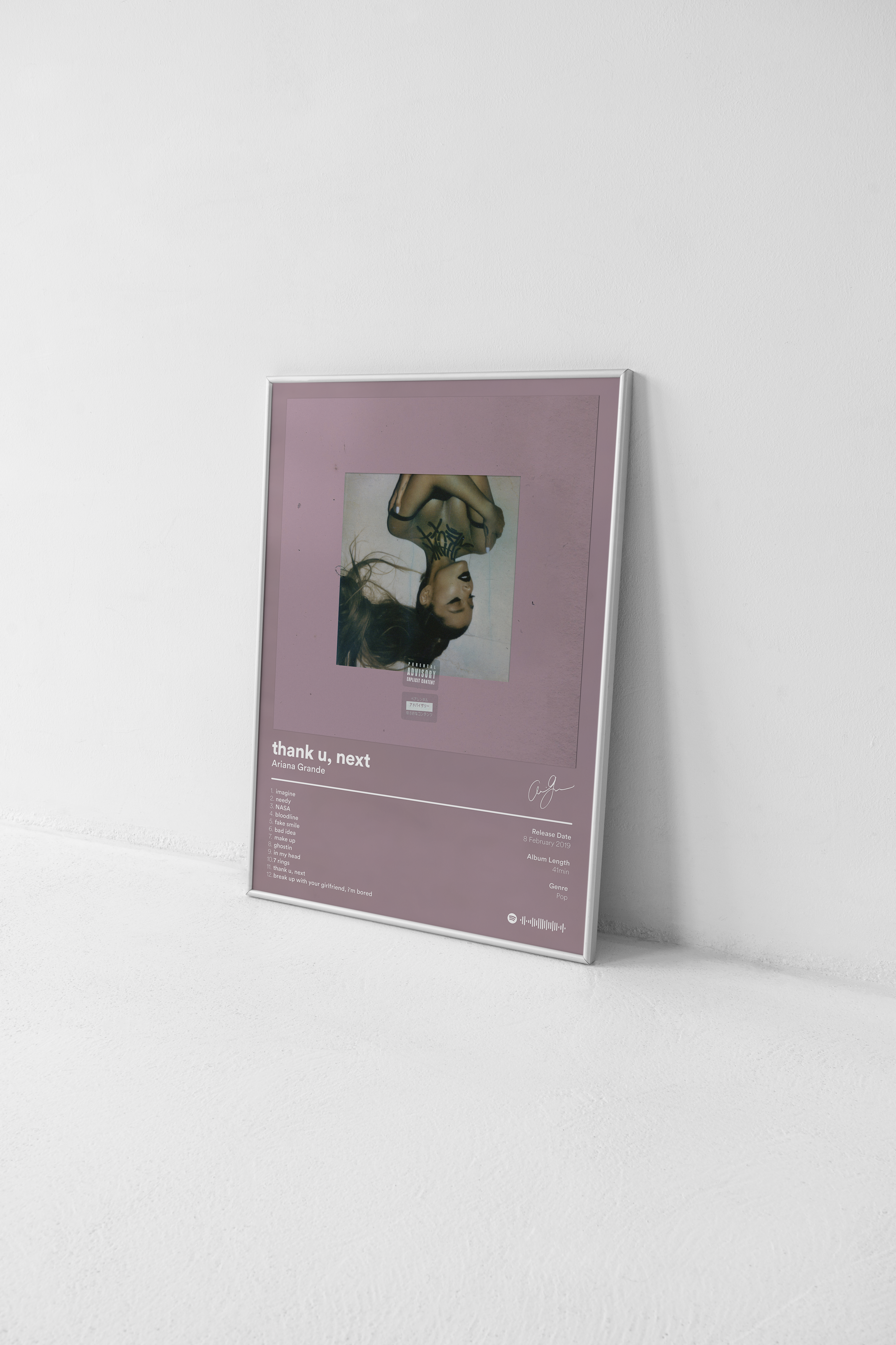 Album Poster - thank u, next