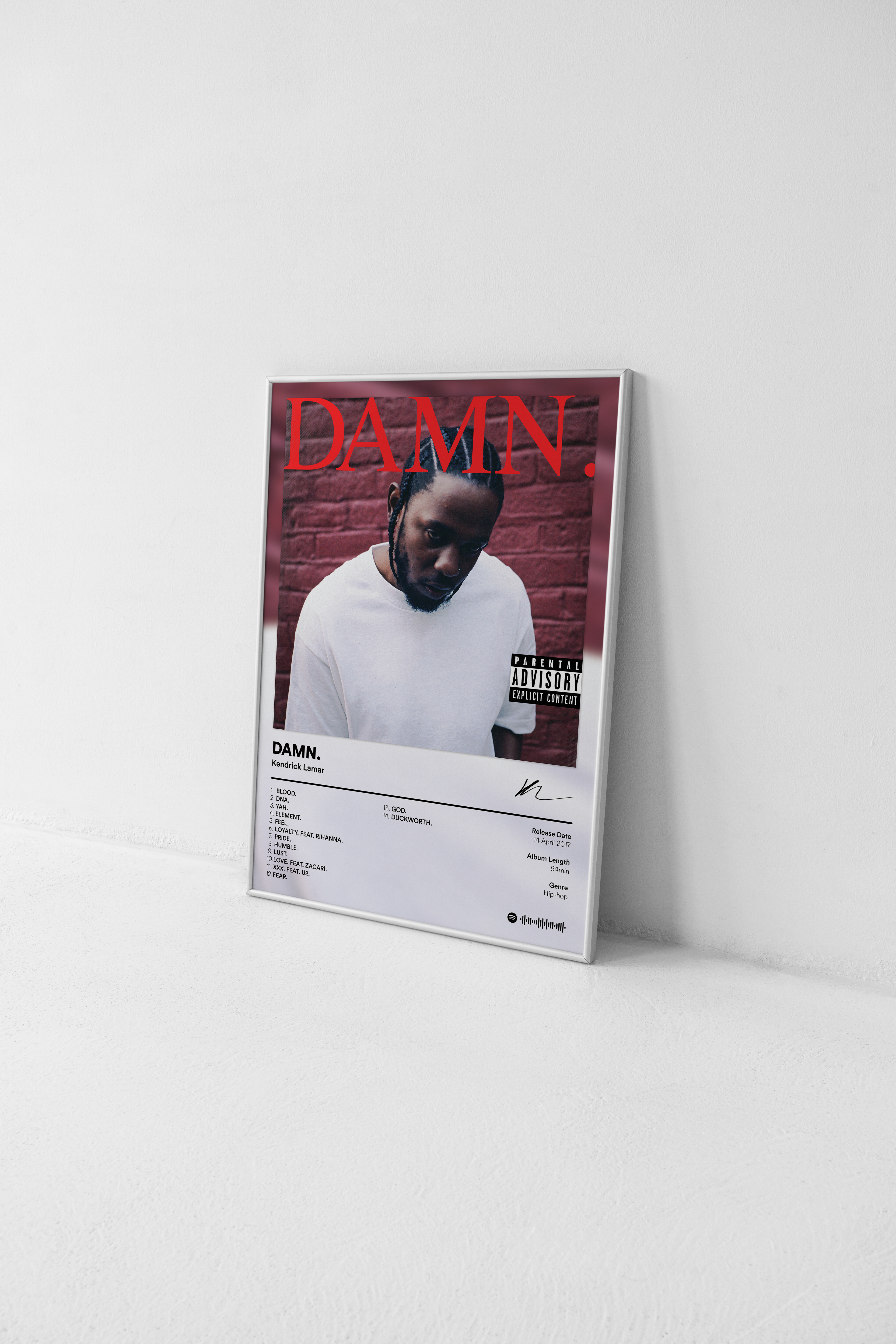Album Poster - DAMN.
