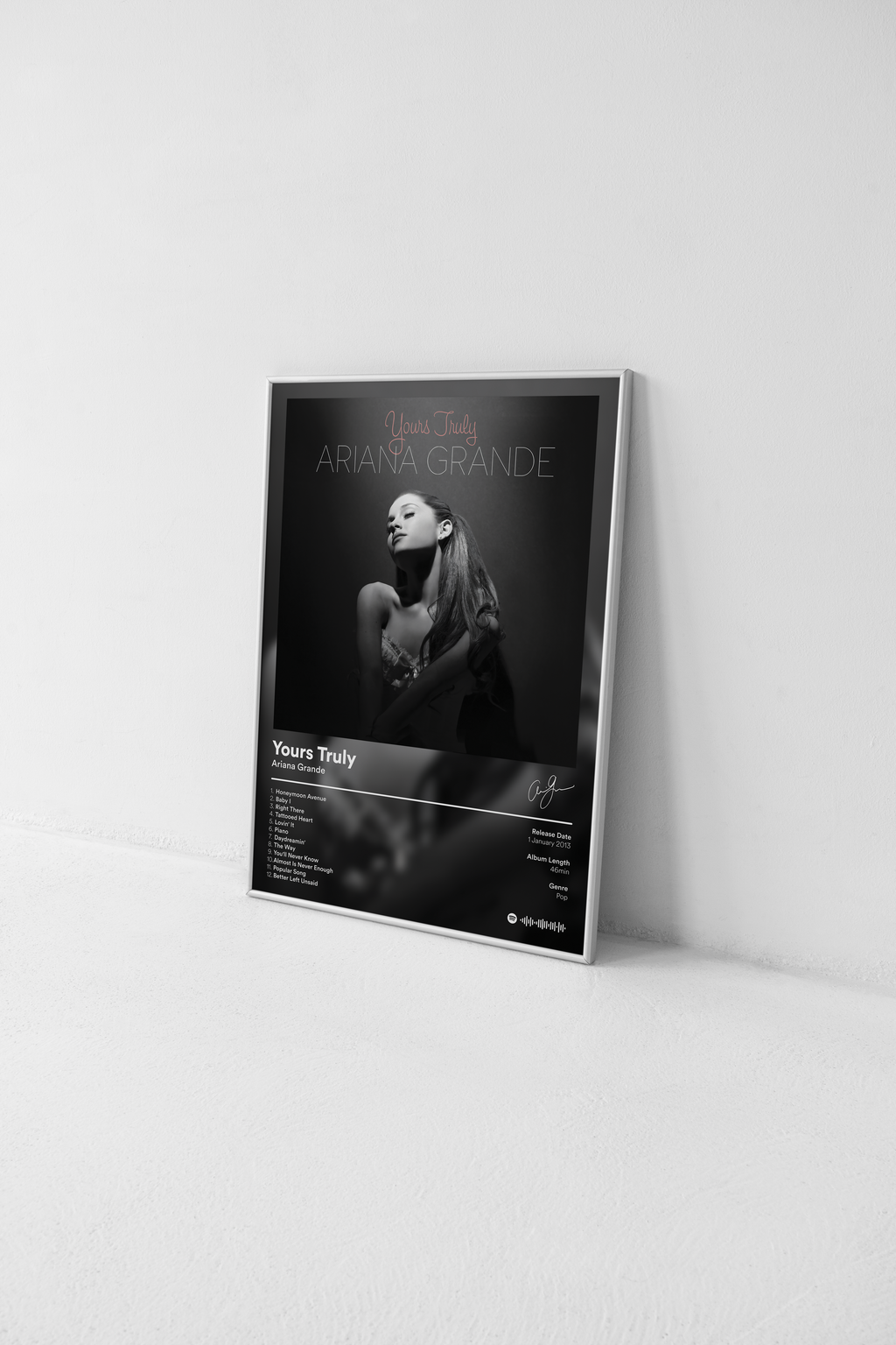 Album Poster - Yours Truly