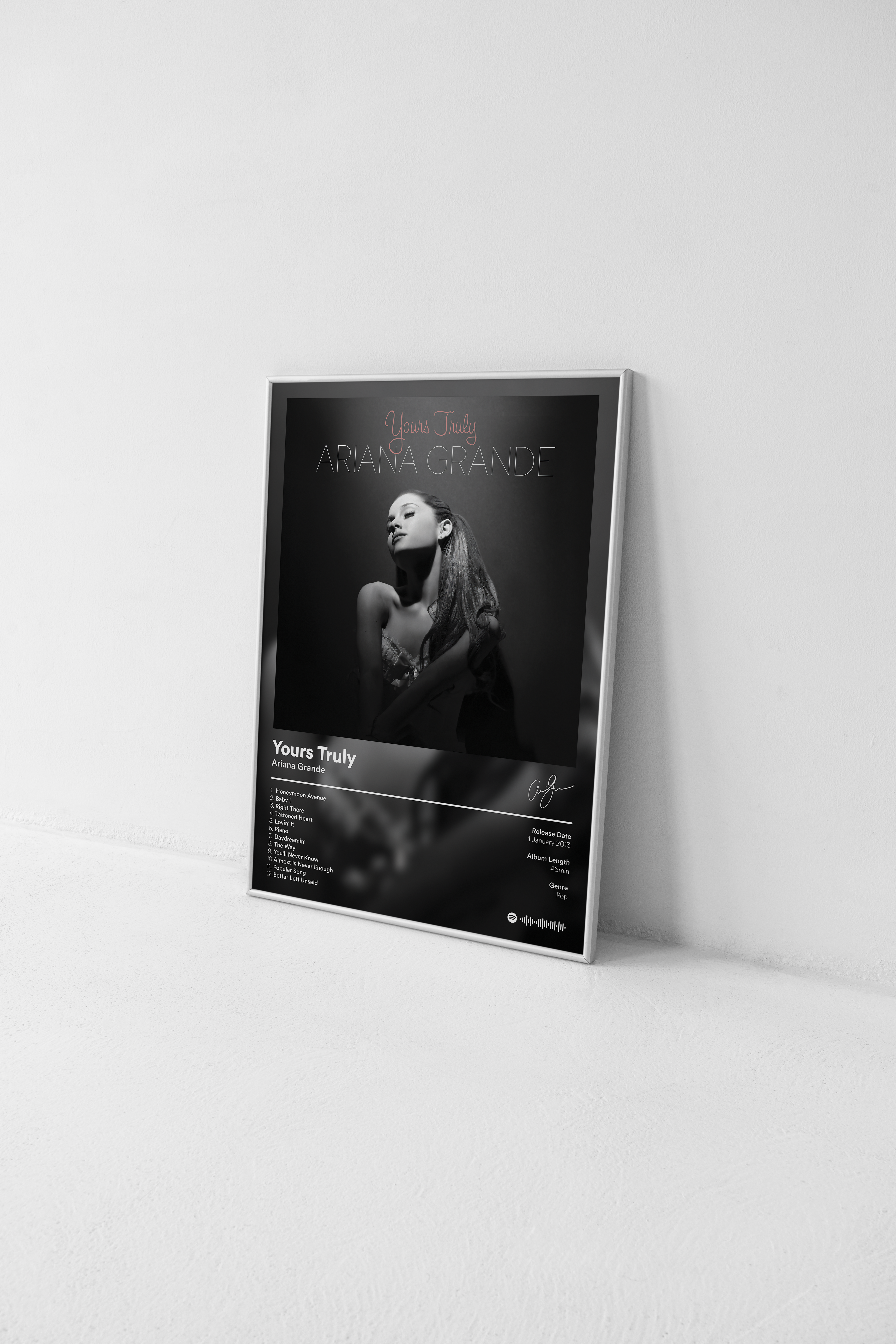 Album Poster - Yours Truly