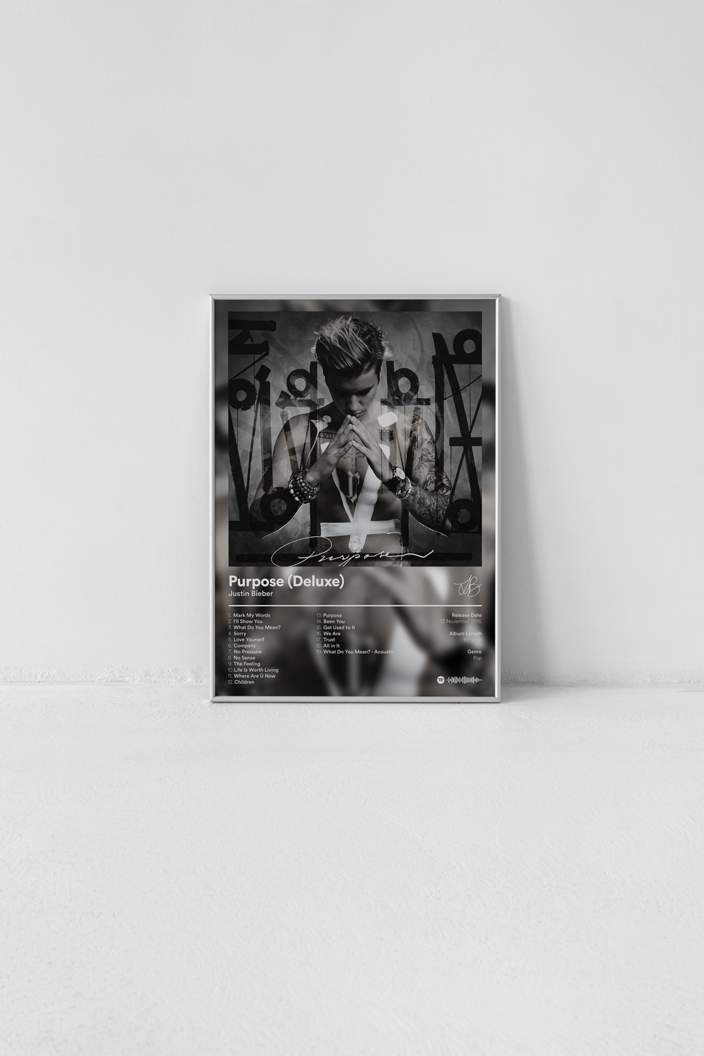 Album Poster - Purpose (Deluxe)