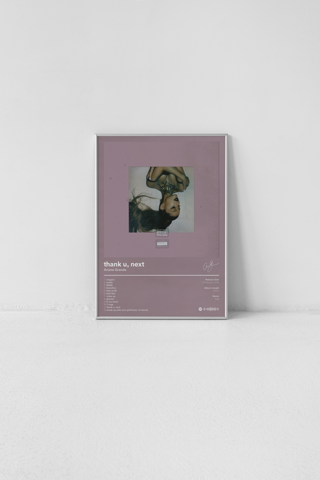 Album Poster - thank u, next